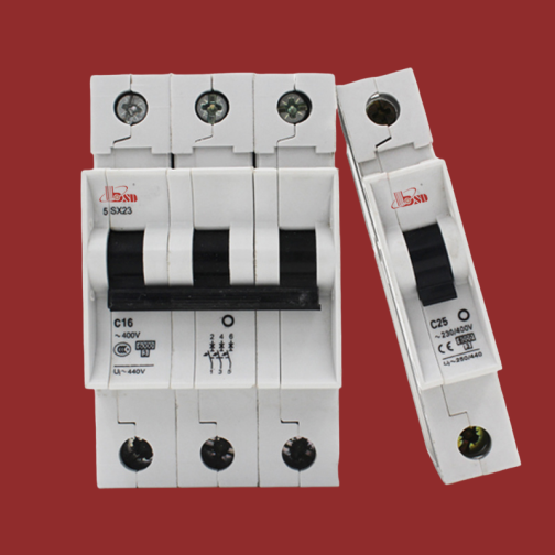 Siemens 5SX23 C25 3-Pole Circuit Breaker