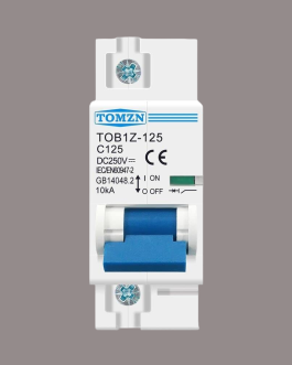 TOMZN TOB1Z-125 DC Circuit Breaker MCB Solar Fuse 250v Single Pole 1P