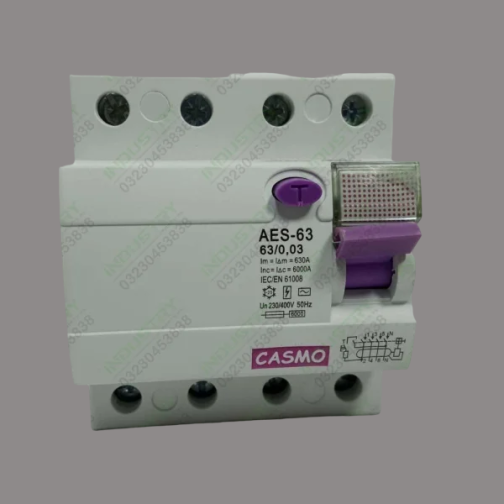 Casmo AES-63 Magnetic Earth Leakage Circuit Breaker