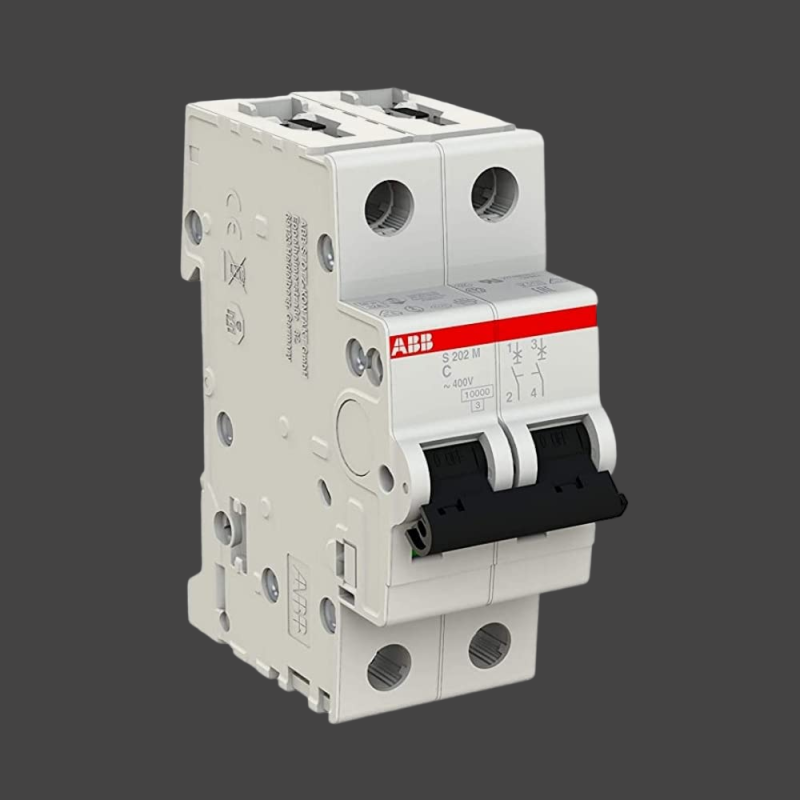 ABB Miniature Circuit Breaker S202-C6 2P 6A