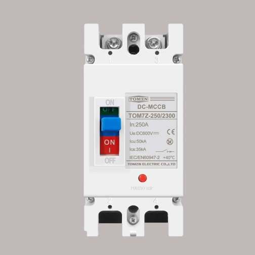 TOMZN 2P DC Solar Molded Case Circuit Breaker MCCB for Solar PV