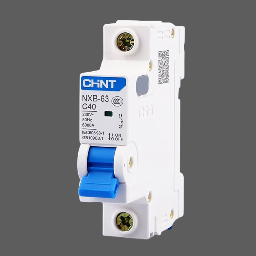 CHINT Miniature Circuit Breakers (MCB) 6 kA AC Breaker NXB-63 1 Pole