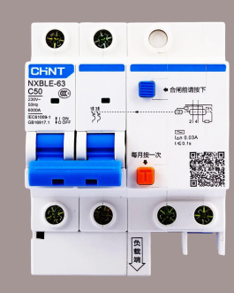 Chint Residual Current Circuit Breaker 2 Pole NXBLE-63