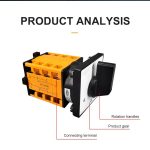 Tomzn Rotary Change Over 4 Line 75A Phase and Neutral Selector Switch