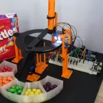 Full Assembled Color Sorting Machine – Arduino Based