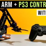 Robotic Arm Car using ESP32 and PS3 Controller Project in Lahore